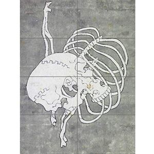 Artery8 Hokusai Skull Rib Cage Macabre Japanese Painting XL Giant Panel Poster (8 Sections) Artery8 Hokusai Skull Rib Cage Macabre Japanese Painting XL Giant Panel Poster (8 Sections)