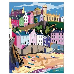 Artery8 Tenby Harbour Beach Coastal Townscape Colourful Living Room Large Wall Art Poster Print Thick Paper 18X24 Inch Artery8 Tenby Harbour Beach Coastal Townscape Colourful Living Room Large Wall Art Poster Print Thick Paper 18X24 Inch