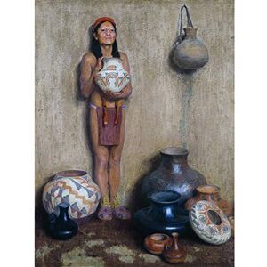 Fine Art Prints Couse Pottery Vendor Native American Ceramics Painting Large Print Poster Wall Art Decor Picture Fine Art Prints Couse Pottery Vendor Native American Ceramics Painting Large Print Poster Wall Art Decor Picture