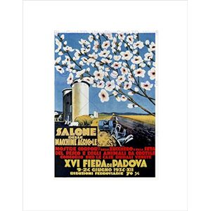 Wee Blue Coo Agricultural Machines Padova Italy Vintage Advert Wall Art Print Wee Blue Coo Agricultural Machines Padova Italy Vintage Advert Wall Art Print