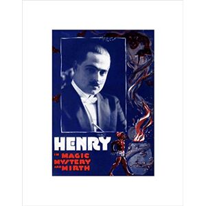 Wee Blue Coo Henry In Magic Mystery Mirth Magician Vintage Advert Wall Art Print Wee Blue Coo Henry In Magic Mystery Mirth Magician Vintage Advert Wall Art Print