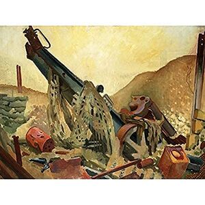 Fine Art Prints Gill Captured German Artillery Gun WWI War Painting Unframed Wall Art Print Poster Home Decor Premium Fine Art Prints Gill Captured German Artillery Gun WWI War Painting Unframed Wall Art Print Poster Home Decor Premium