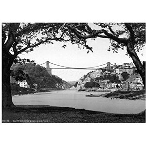 Wee Blue Coo Vintage Photo Clifton Suspension Bridge 1900 One Wall Art Print Wee Blue Coo Vintage Photo Clifton Suspension Bridge 1900 One Wall Art Print