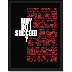 Fine Art Prints Sports Motivational Succeed Red Large Framed Art Print Poster Wall Decor 18x24 inch Fine Art Prints Sports Motivational Succeed Red Large Framed Art Print Poster Wall Decor 18x24 inch