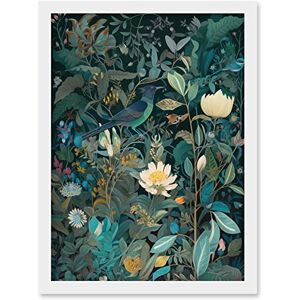 Artery8 - Audubon Style Birds in Blooming Wildflower Field - A4 Artery8 - Audubon Style Birds in Blooming Wildflower Field - A4