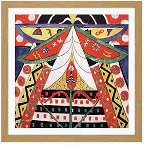 Artery8 Mardsen Hartley Dipinto Painting 48 1913 Square Wooden Framed Wall Art Print Picture 16X16 Inch Artery8 Mardsen Hartley Dipinto Painting 48 1913 Square Wooden Framed Wall Art Print Picture 16X16 Inch