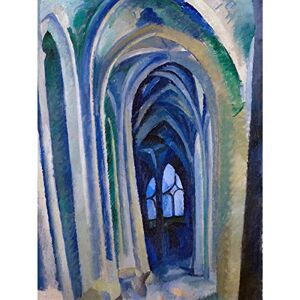 Fine Art Prints Robert Delaunay Saint Severin, großer Kunstdruck auf Leinwand, Premium-Poster Fine Art Prints Robert Delaunay Saint Severin, großer Kunstdruck auf Leinwand, Premium-Poster
