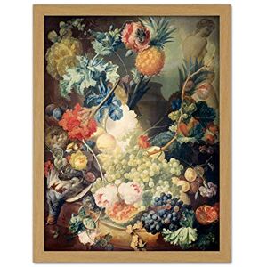 Artery8 Van Os Still Life Flowers Fruits Birds Painting Artwork Framed Wall Art Print 18X24 Inch Artery8 Van Os Still Life Flowers Fruits Birds Painting Artwork Framed Wall Art Print 18X24 Inch