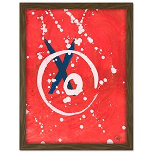 Artery8 Hendo Tanuki Abstract Painting Cross Circle A Artwork Framed Wall Art Print 18X24 Inch Artery8 Hendo Tanuki Abstract Painting Cross Circle A Artwork Framed Wall Art Print 18X24 Inch