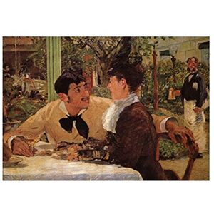 Wee Blue Coo Painting Manet Pere Lathuille Old Master Wall Art Print Wee Blue Coo Painting Manet Pere Lathuille Old Master Wall Art Print