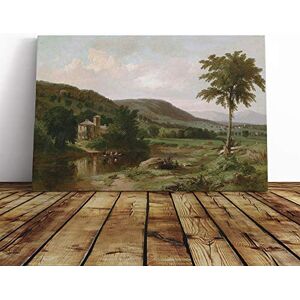 Big Box Art Thomas Cole Summer Idyll Canvas Print Gallery Wrapped 30mm Frame Wall Art 24x16 inches Ready to Hang Modern Landscape Picture Living Room Bedroom Lounge Office Big Box Art Thomas Cole Summer Idyll Canvas Print Gallery Wrapped 30mm Frame Wall Art 24x16 inches Ready to Hang Modern Landscape Picture Living Room Bedroom Lounge Office