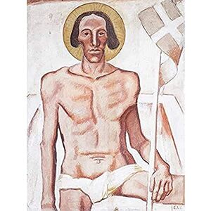 Fine Art Prints Egger-Lienz The Risen One Christ Religious Painting Unframed Wall Art Print Poster Home Decor Premium Fine Art Prints Egger-Lienz The Risen One Christ Religious Painting Unframed Wall Art Print Poster Home Decor Premium