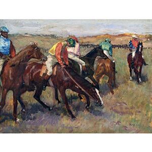 Artery8 Edgar Degas Before The Race C1882 Painting Extra Large XL Wall Art Poster Print Artery8 Edgar Degas Before The Race C1882 Painting Extra Large XL Wall Art Poster Print