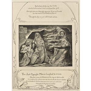 Artery8 Blake Job Rebuked By His Friends 1825 Painting Large Wall Art Poster Print Thick Paper 18X24 Inch Artery8 Blake Job Rebuked By His Friends 1825 Painting Large Wall Art Poster Print Thick Paper 18X24 Inch