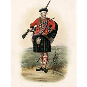 Wee Blue Coo Painting Portrait Highland Clan Scotland Tartan Shaw Art Print Poster Wall Decor 12X16 Inch Wee Blue Coo Painting Portrait Highland Clan Scotland Tartan Shaw Art Print Poster Wall Decor 12X16 Inch