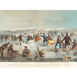 Artery8 Homer Skating In Central Park New York 1861 Painting Unframed Wall Art Print Poster Home Decor Premium Artery8 Homer Skating In Central Park New York 1861 Painting Unframed Wall Art Print Poster Home Decor Premium