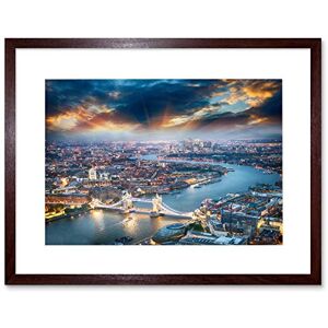 Wee Blue Coo Photo Cityscape Composition Aerial View London Thames Framed Wall Art Print Wee Blue Coo Photo Cityscape Composition Aerial View London Thames Framed Wall Art Print