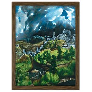 Fine Art Prints El Greco View Of Toledo Spain Expressive Painting Large Framed Art Print Poster Wall Decor 18x24 in Fine Art Prints El Greco View Of Toledo Spain Expressive Painting Large Framed Art Print Poster Wall Decor 18x24 in