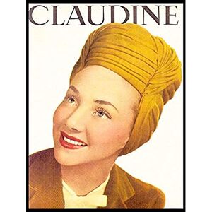Wee Blue Coo MAGAZINE COVER CLAUDINE WOMAN HEAD SCARF SMILE FACE FRANCE POSTER PRINT 18x24 INCH LV1812 Wee Blue Coo MAGAZINE COVER CLAUDINE WOMAN HEAD SCARF SMILE FACE FRANCE POSTER PRINT 18x24 INCH LV1812