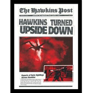 Pyramid Stranger Things 5 (Hawkins Turned Upside Down) Collector Print 30cm X 40cm Framed Collector Print, Official Licensed Netflix Wall Art Poster, Ready To Hang, One Size Pyramid Stranger Things 5 (Hawkins Turned Upside Down) Collector Print 30cm X 40cm Framed Collector Print, Official Licensed Netflix Wall Art Poster, Ready To Hang, One Size