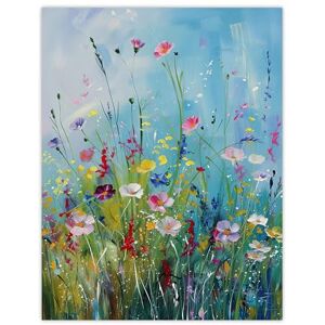 Artery8 Delicate Wildflower Meadow Floral Painting Living Room Extra Large XL Wall Art Poster Print Artery8 Delicate Wildflower Meadow Floral Painting Living Room Extra Large XL Wall Art Poster Print