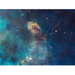 Wee Blue Coo Hubble Space Telescope Jet In Carina Wfc3 Uvis Art Large Art Print Poster Wall Decor 18x24 inch Wee Blue Coo Hubble Space Telescope Jet In Carina Wfc3 Uvis Art Large Art Print Poster Wall Decor 18x24 inch
