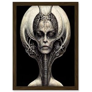 Doppelganger33 LTD Alien Queen Gothic Illustration Artwork Framed A3 Wall Art Print Doppelganger33 LTD Alien Queen Gothic Illustration Artwork Framed A3 Wall Art Print