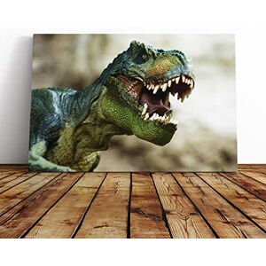 Big Box Art Canvas Print Wall Art Tyrannosaurus Rex Dinosaur (3) Mounted and Stretched Box Frame Picture Home Decor for Kitchen, Living Room, Bedroom, Hallway, Multi-Colour, 30x20 Inch Big Box Art Canvas Print Wall Art Tyrannosaurus Rex Dinosaur (3) Mounted and Stretched Box Frame Picture Home Decor for Kitchen, Living Room, Bedroom, Hallway, Multi-Colour, 30x20 Inch