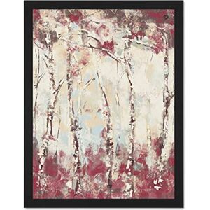 Wee Blue Coo Birch Trees Abstract Painting Large Framed Art Print Wall Poster 18x24 inch Wee Blue Coo Birch Trees Abstract Painting Large Framed Art Print Wall Poster 18x24 inch
