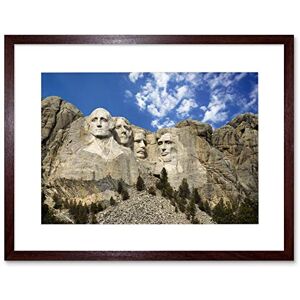 Wee Blue Coo Photo Landmark Mount Rushmore South Dakota USA Framed Wall Art Print Wee Blue Coo Photo Landmark Mount Rushmore South Dakota USA Framed Wall Art Print