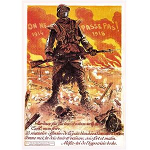 Wee Blue Coo War First World None Shall Pass France Marne Advertising Wall Art Print Wee Blue Coo War First World None Shall Pass France Marne Advertising Wall Art Print