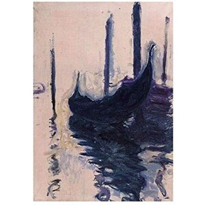 Wee Blue Coo Monet Gondola Venice Old Master Painting Picture Wall Art Print Wee Blue Coo Monet Gondola Venice Old Master Painting Picture Wall Art Print