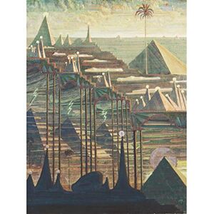 Fine Art Prints Ciurlionis Allegro Egyptian Pyramid Landscape Painting Extra Large Art Print Wall Mural Poster Premium XL Fine Art Prints Ciurlionis Allegro Egyptian Pyramid Landscape Painting Extra Large Art Print Wall Mural Poster Premium XL