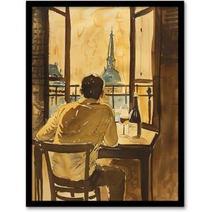 Artery8 France Portrait Wine Drink Advert Watercolour Living Room Artwork Framed Wall Art Print A4 Artery8 France Portrait Wine Drink Advert Watercolour Living Room Artwork Framed Wall Art Print A4