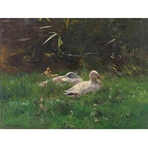 Artery8 Willem Maris Ducks Painting Unframed Wall Art Print Poster Home Decor Premium Artery8 Willem Maris Ducks Painting Unframed Wall Art Print Poster Home Decor Premium