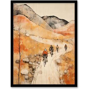 Artery8 Autumn Cycle Race Through The Scenic Scottish Countryside Watercolour Painting Artwork Framed Wall Art Print A4 Artery8 Autumn Cycle Race Through The Scenic Scottish Countryside Watercolour Painting Artwork Framed Wall Art Print A4