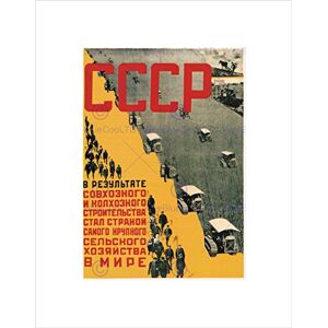 Wee Blue Coo Political Agriculture Collective Soviet Union Communism Framed Art Print B12X959 Wee Blue Coo Political Agriculture Collective Soviet Union Communism Framed Art Print B12X959