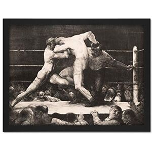 Artery8 George Bellows A Stag At Sharkeys 1917 Artwork Framed Wall Art Print 18X24 Inch Artery8 George Bellows A Stag At Sharkeys 1917 Artwork Framed Wall Art Print 18X24 Inch