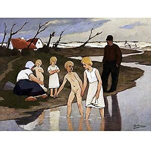 Fine Art Prints Laermans Bathing Children Landscape Painting Unframed Wall Art Print Poster Home Decor Premium Fine Art Prints Laermans Bathing Children Landscape Painting Unframed Wall Art Print Poster Home Decor Premium