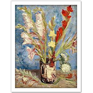 Fine Art Prints Vincent Van Gogh Vaas Met Tuingladiolen En Chinese Asters Large Framed Art Print Poster Wall Decor 18x24 Fine Art Prints Vincent Van Gogh Vaas Met Tuingladiolen En Chinese Asters Large Framed Art Print Poster Wall Decor 18x24