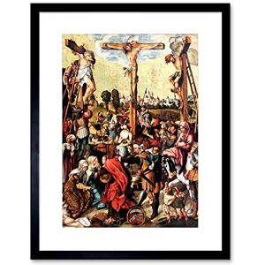 Wee Blue Coo Painting Group Portrait Crucifixion Cross Jesus Framed Wall Art Print Wee Blue Coo Painting Group Portrait Crucifixion Cross Jesus Framed Wall Art Print
