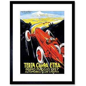 Wee Blue Coo Exhibition Sport Motor Racing Catania Italy Etna Vintage Framed Wall Art Print Wee Blue Coo Exhibition Sport Motor Racing Catania Italy Etna Vintage Framed Wall Art Print
