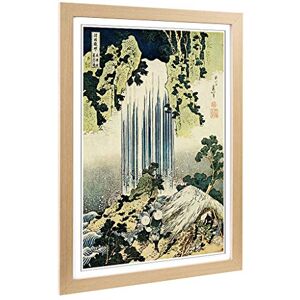 Big Box Art Framed Print of Hokusai Katsushika The Waterfall of Yoro Japanese Oriental Design Wall Art Picture Home Decor for Living Room, Bedroom, Office, Oak, A2 / 24.5x18 Inch / 62x45cm Big Box Art Framed Print of Hokusai Katsushika The Waterfall of Yoro Japanese Oriental Design Wall Art Picture Home Decor for Living Room, Bedroom, Office, Oak, A2 / 24.5x18 Inch / 62x45cm