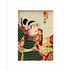 Wee Blue Coo Cultural Japan Abstract Samurai Warrior Kunisada Wall Art Print Wee Blue Coo Cultural Japan Abstract Samurai Warrior Kunisada Wall Art Print