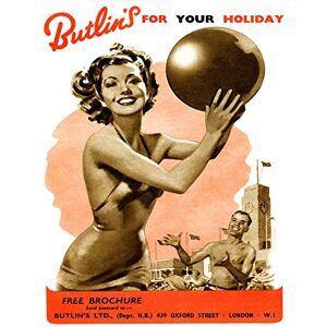 Wee Blue Coo TRAVEL TOURISM HOLIDAY CAMP BROCHURE BEACH BALL UK 30X40 CMS FINE ART PRINT ART POSTER BB9884 Wee Blue Coo TRAVEL TOURISM HOLIDAY CAMP BROCHURE BEACH BALL UK 30X40 CMS FINE ART PRINT ART POSTER BB9884