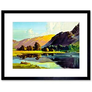 Wee Blue Coo Painting Lake District Cumbria England Scenic Framed Wall Art Print Wee Blue Coo Painting Lake District Cumbria England Scenic Framed Wall Art Print