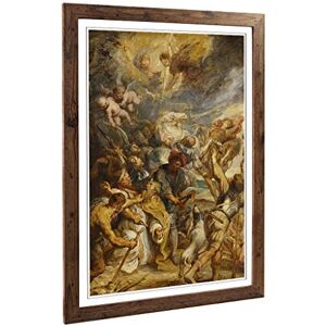Big Box Art Framed Print of Peter Paul Rubens Martyrdom of Saint Livinus Design Wall Art Picture Home Decor for Kitchen, Living Room, Bedroom, Hallway, Walnut, A2 / 24.5x18 Inch / 62x45cm Big Box Art Framed Print of Peter Paul Rubens Martyrdom of Saint Livinus Design Wall Art Picture Home Decor for Kitchen, Living Room, Bedroom, Hallway, Walnut, A2 / 24.5x18 Inch / 62x45cm