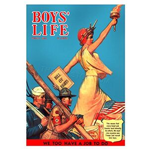 Wee Blue Coo Comic Boys Life Liberty Scout Bill Rights USA Wall Art Print Wee Blue Coo Comic Boys Life Liberty Scout Bill Rights USA Wall Art Print