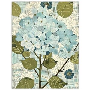 Artery8 Blue Hydrangea Flowers Artwork Bouquet Floral Living Room Extra Large XL Wall Art Poster Print Artery8 Blue Hydrangea Flowers Artwork Bouquet Floral Living Room Extra Large XL Wall Art Poster Print