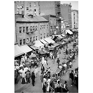 Wee Blue Coo Vintage Photo Jewish Market East New York USA Wall Art Print Wee Blue Coo Vintage Photo Jewish Market East New York USA Wall Art Print